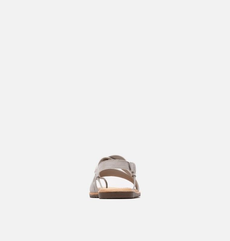Sorel Dam Sandaler Grå - Ella™ Criss Cross Flat - CSP-317594